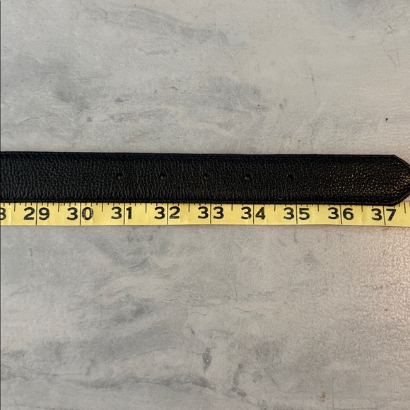 Brighton belt   reversible Black Gray pebbled Leather /silver tone buckle NWOT - Picture 6 of 9